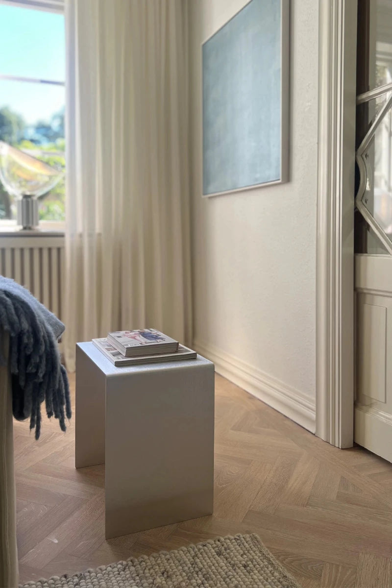 FARO_1 | Aluminium hjørnebord, 40 cm - RÅM