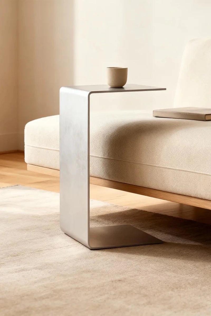 FARO_2 | Aluminum corner table, 25 cm - FRAME