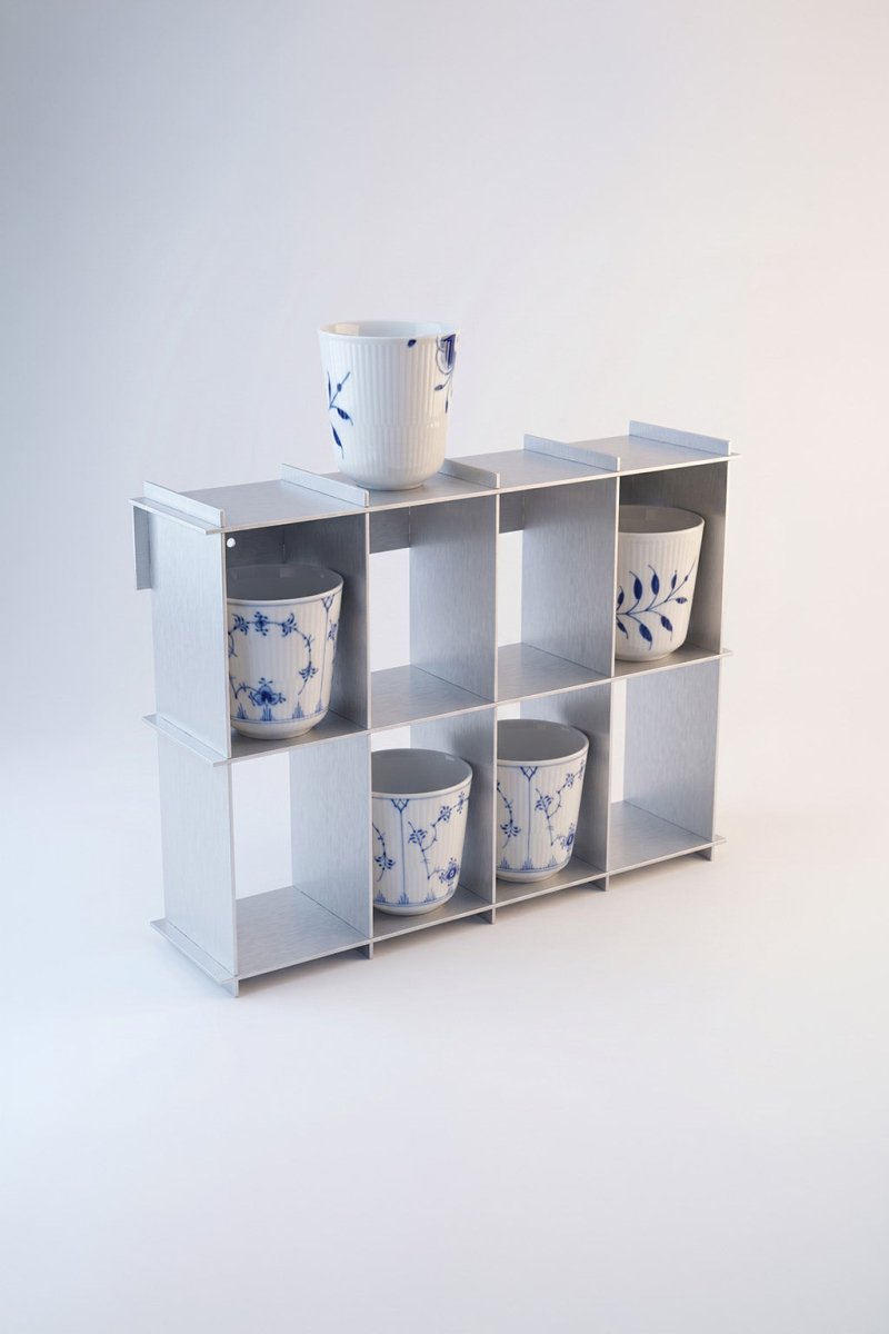 LOMA_5 | Aluminium reol - RÅM